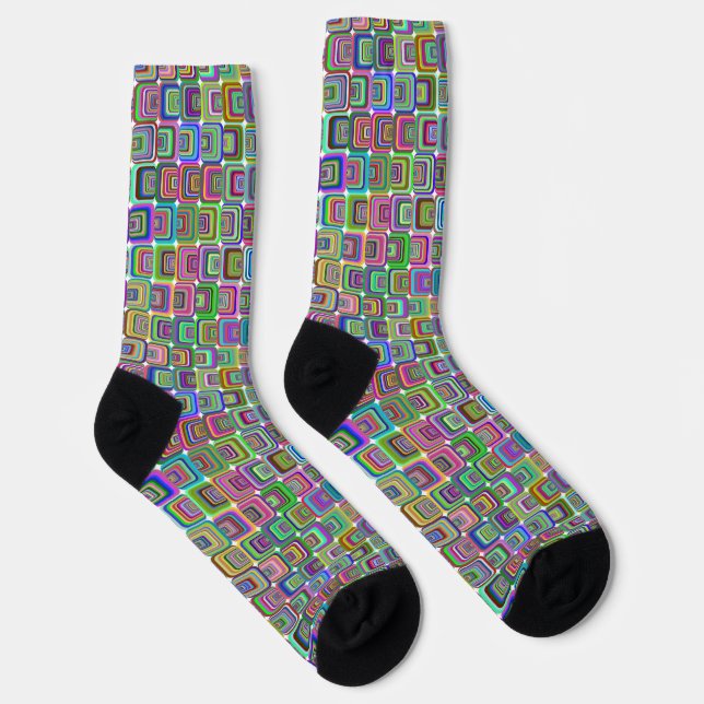 Chaussette Cove Thunder groovy psychédélique de style hippie (Droite)
