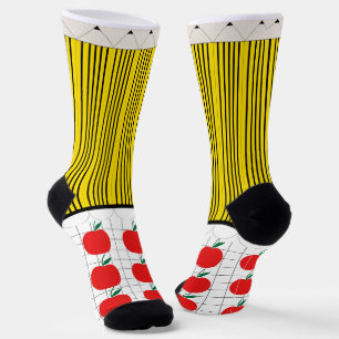 Chaussette Crayon et chaussettes de pomme