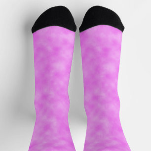 Chaussette Création de nuages abstraits de couleur violet ros