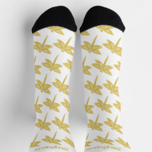 Chaussette Création Libellule Dorée