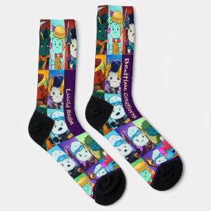Chaussette Créations de l'heure du coucher Chaussettes de l'é