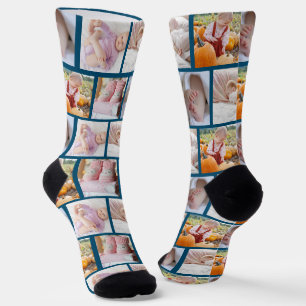 Chaussette Créez vos propres chaussettes d'équipe de collage 