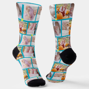 Chaussette Créez vos propres chaussettes d'équipe de collage 