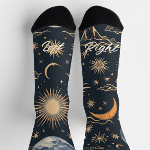 Chaussette Créez vos propres paysages lunaires célestes