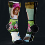 Chaussette Créez votre propre collection de photos pour enfan<br><div class="desc">Créez vos propres chaussettes photo collage avec 3 de vos photos préférées.</div>