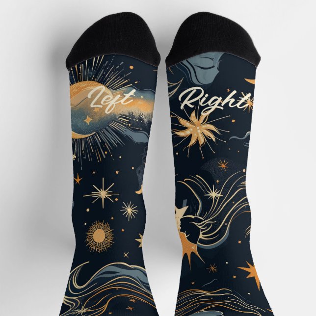 Chaussette Créez Votre Propre Déesse Lunaire Céleste (Haut)