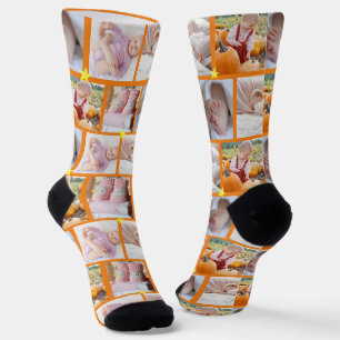 Chaussette Créez votre propre équipe de collage amusant de 5 