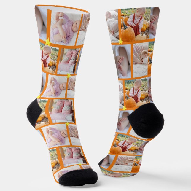 Chaussette Créez votre propre équipe de collage amusant de 5  (Angulaire)
