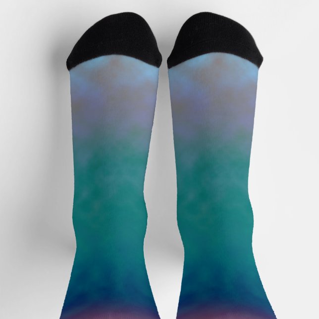 Chaussette Crépuscule sous les vagues (Haut)