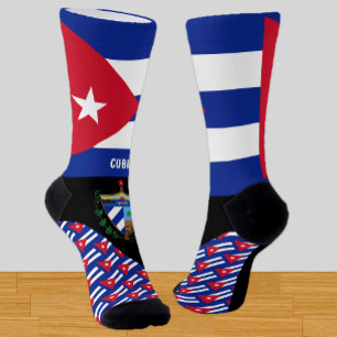 Chaussette Cuba, mode, drapeau cubain, patriotique