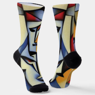 Chaussette Cubiste zen Abstrait