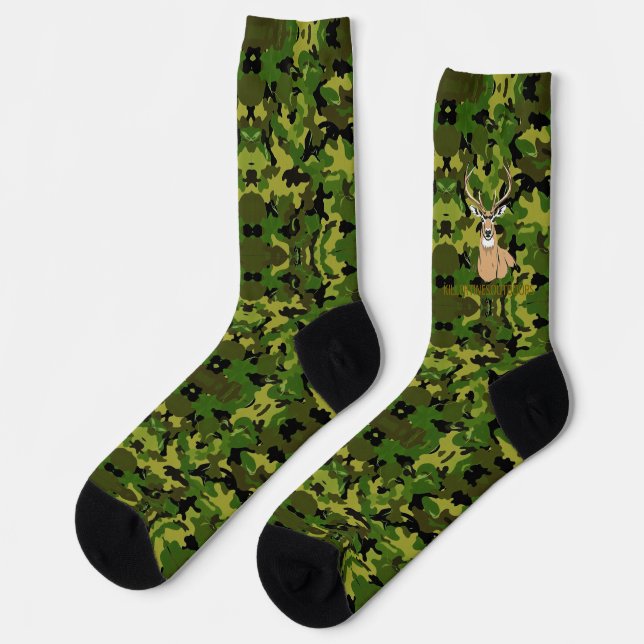 Chaussette Custom camo whitetail crew socks (Gauche)