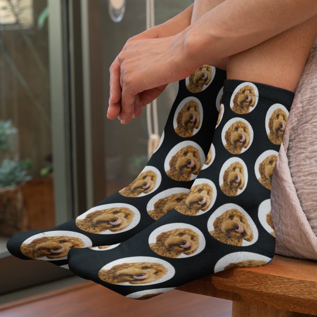 Chaussette Custom Pet Photo | Personalized Pet Lover  (Créateur téléchargé)