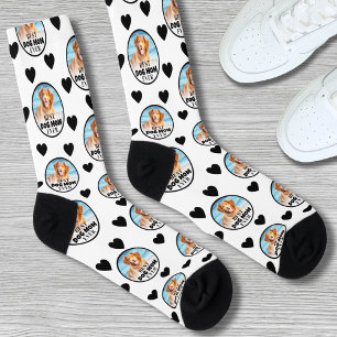 Chaussette Cute chien animal de compagnie Maman Photo personn