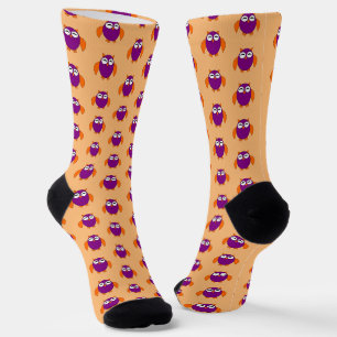 Chaussette Cute Halloween Owl Patterned