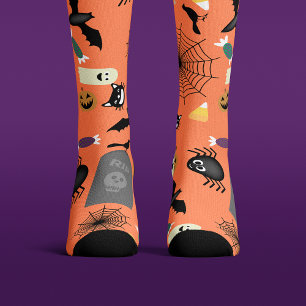 Chaussette Cute Motif Halloween