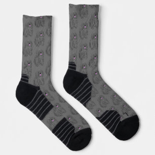 Chaussette Cute Puli Chien Grey