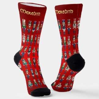 Chaussette Cute Xmas Nutcrackers