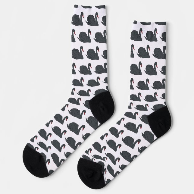 Chaussette Cygne noir (Gauche)
