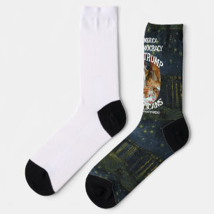 Chaussette Czar Rue Menteur Trump POTUS Patriotique MAGA Trai