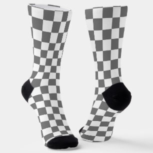Chaussette Damier noir classique