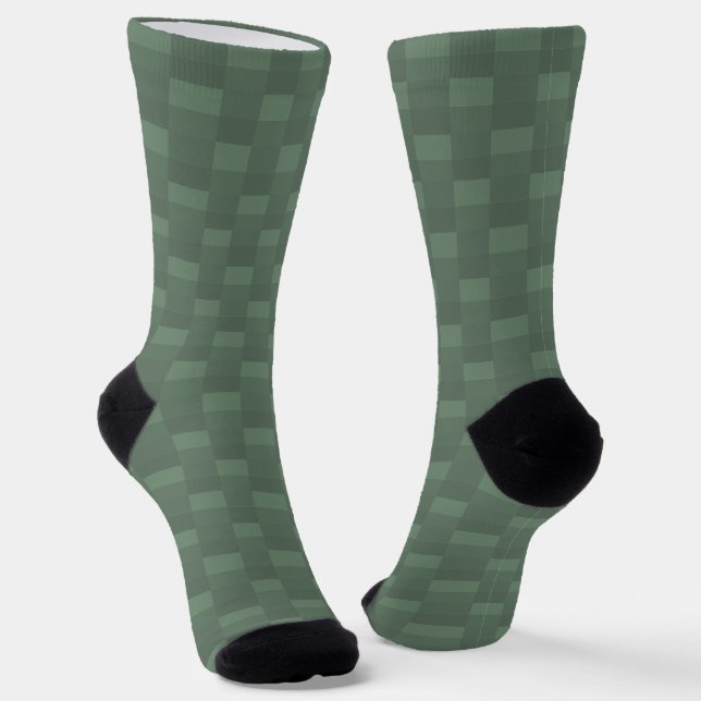 Chaussette Dark Pastel Green Color (Angulaire)