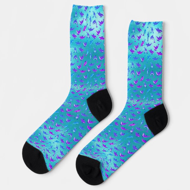 Chaussette Dauphins (Gauche)