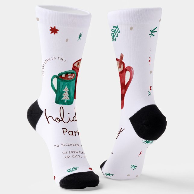 Chaussette de créateur durable de luxe pour équipa (Angulaire)