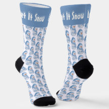 Chaussette de Crew Let It Snow Premium