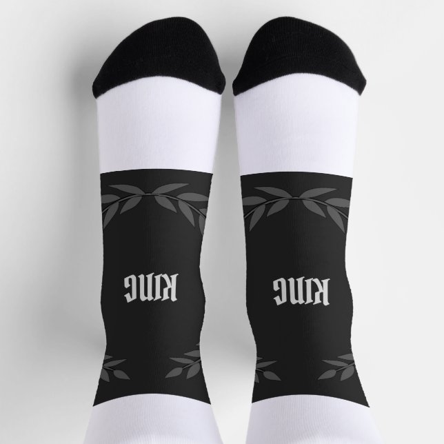 Chaussette de Crew Premium Imprimée avec Image de  (Haut)