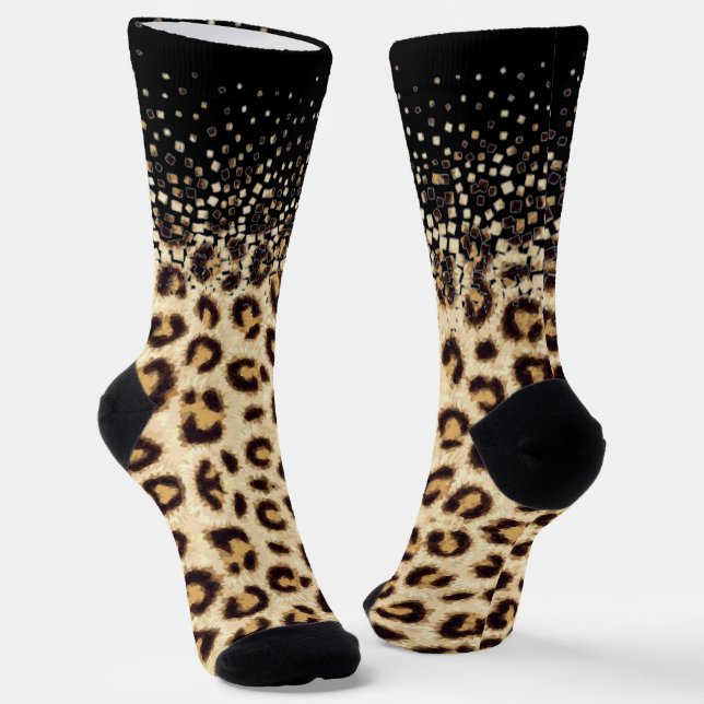 Chaussette de leopardo granulado (Angulaire)