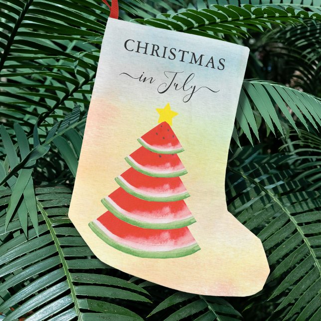 Chaussette de Noël au melon d'eau de Noël en juill (Créateur téléchargé)
