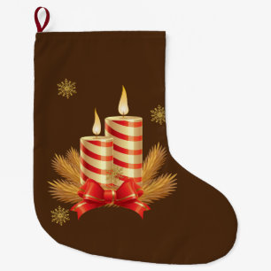 Chaussette de Noël, Bougie de Noël