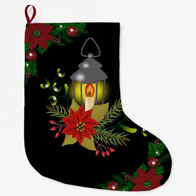Chaussette de Noël, Bougie de Noël (Devant)