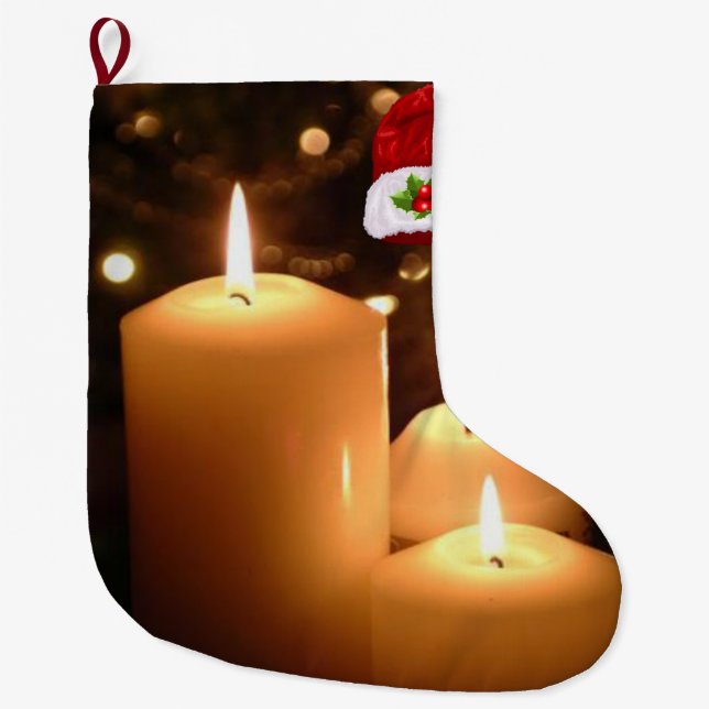 Chaussette de Noël, Bougie de Noël (Devant)