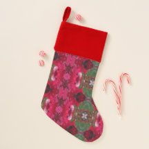 Couleurs de Noël Velvet de Kaleidoscope Stocking
