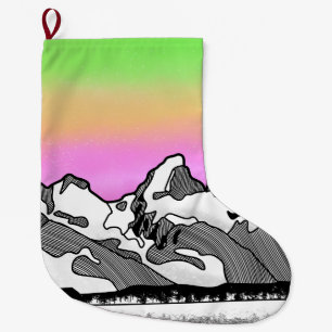 Chaussette De Noël Grande Teton Wyoming