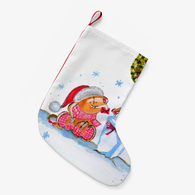 Chaussette de Noël joyeux  (Devant (Accrochage))