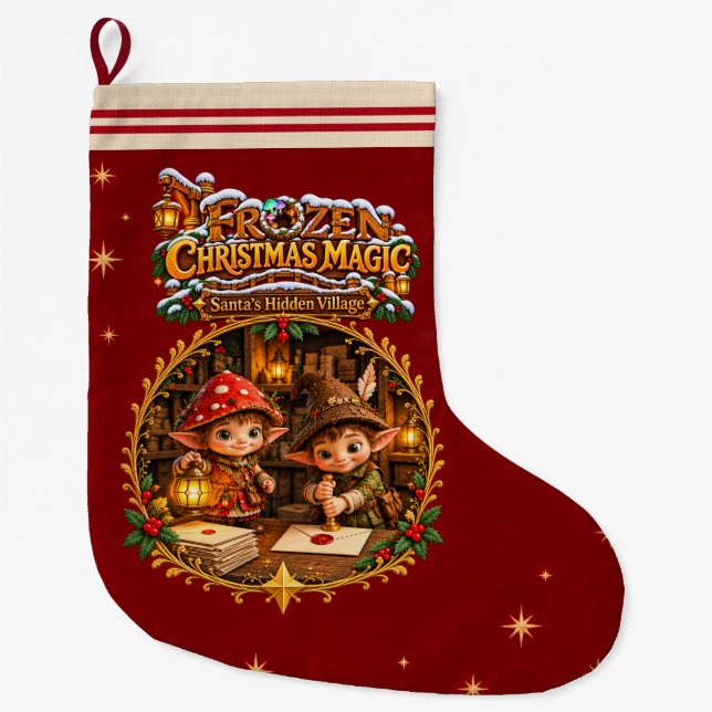 Chaussette de Noël – Le courrier des Whimlings (Devant)