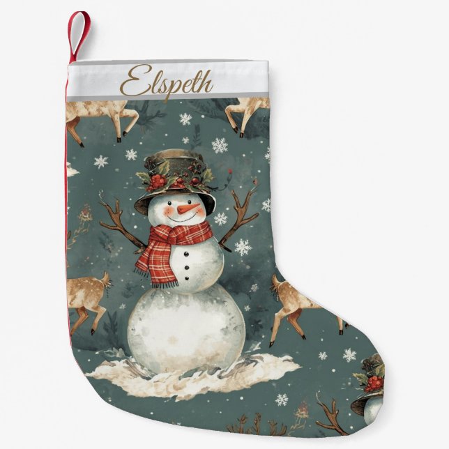 Chaussette de Noël mignonne de Noël (Devant)