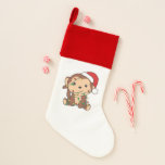 Chaussette De Noël Monkey Christmas Winter Animals Monkeys<br><div class="desc">The monkey at Christmas with fairy lights. Funny animals with gifts and snow for the holidays. A sweet Christmas greeting. Monkeys are cute animals and perfect for Christmas.</div>