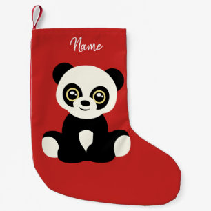 Chaussette de Noël. Panda.