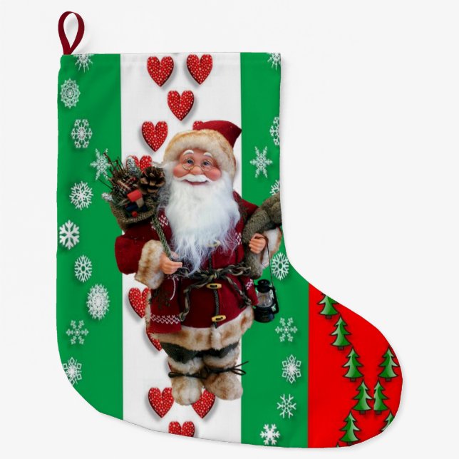 Chaussette de Noël, Père Noël (Devant)