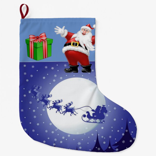 Chaussette de Noël, Père Noël (Devant)