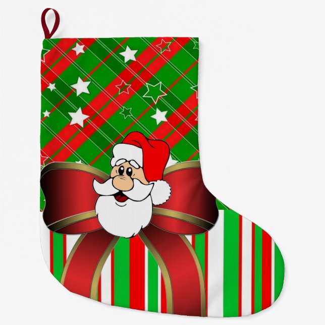 Chaussette de Noël, Père Noël Noël (Devant)