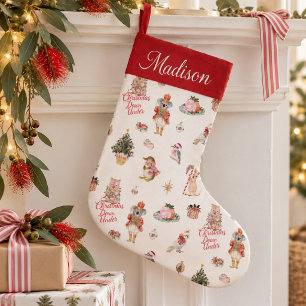 Chaussette de Noël personnalisée Christmas Down Un