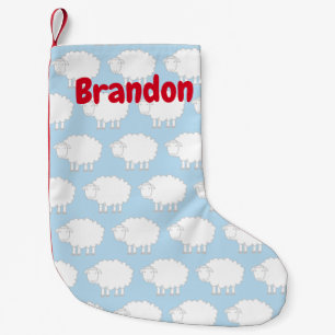 Chaussette de Noël personnalisée pour bébé garçon 
