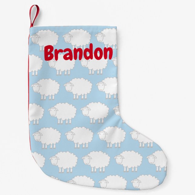 Chaussette de Noël personnalisée pour bébé garçon  (Devant)