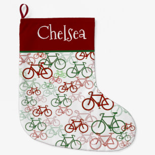 Chaussette de Noël personnalisée pour cycliste