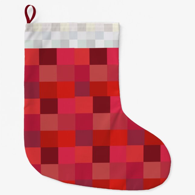 Chaussette de Noël (pixels) (Devant)